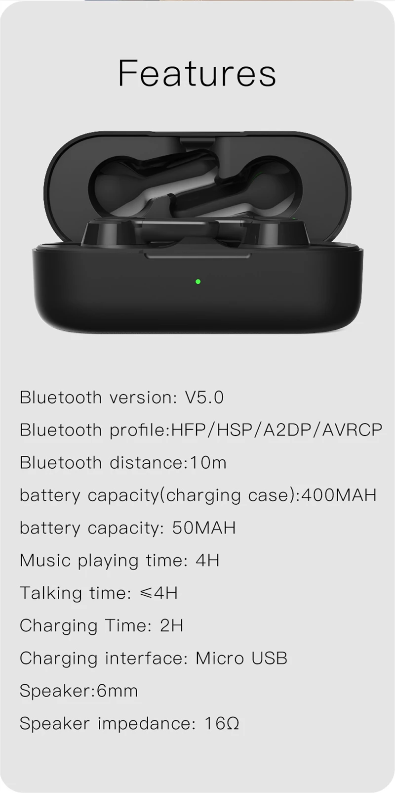 TS04 TWS Bluetooth 5,0 крюк наушники водонепроницаемые беспроводные наушники Стерео шумоподавление Спортивная гарнитура с микрофоном 4h время музыки manos libres bluetooth telefono oreja extra bass earphone ecouteur ip