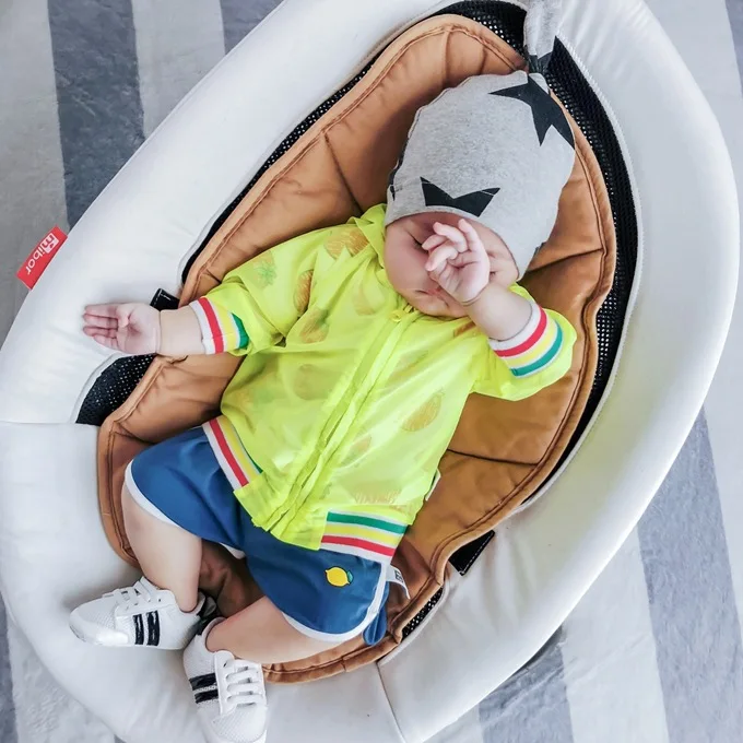 Mini Babe City/Летняя Детская воздухопроницаемая рубашка в цветную полоску с капюшоном; пальто для малышей; повседневная детская одежда