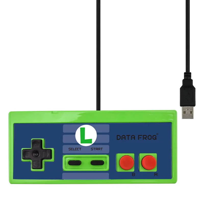 B FFYY-Data лягушка пользовательский игровой контроллер 8 бит игры Проводной Usb геймпад джойстик для ПК и Mac Windows 7/8/10 - Цвет: B