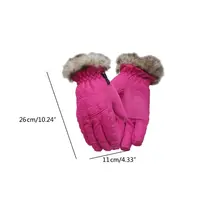 Зимние Детские плотные теплые лыжные перчатки Детские водонепроницаемые ветрозащитные перчатки для улицы 85WA