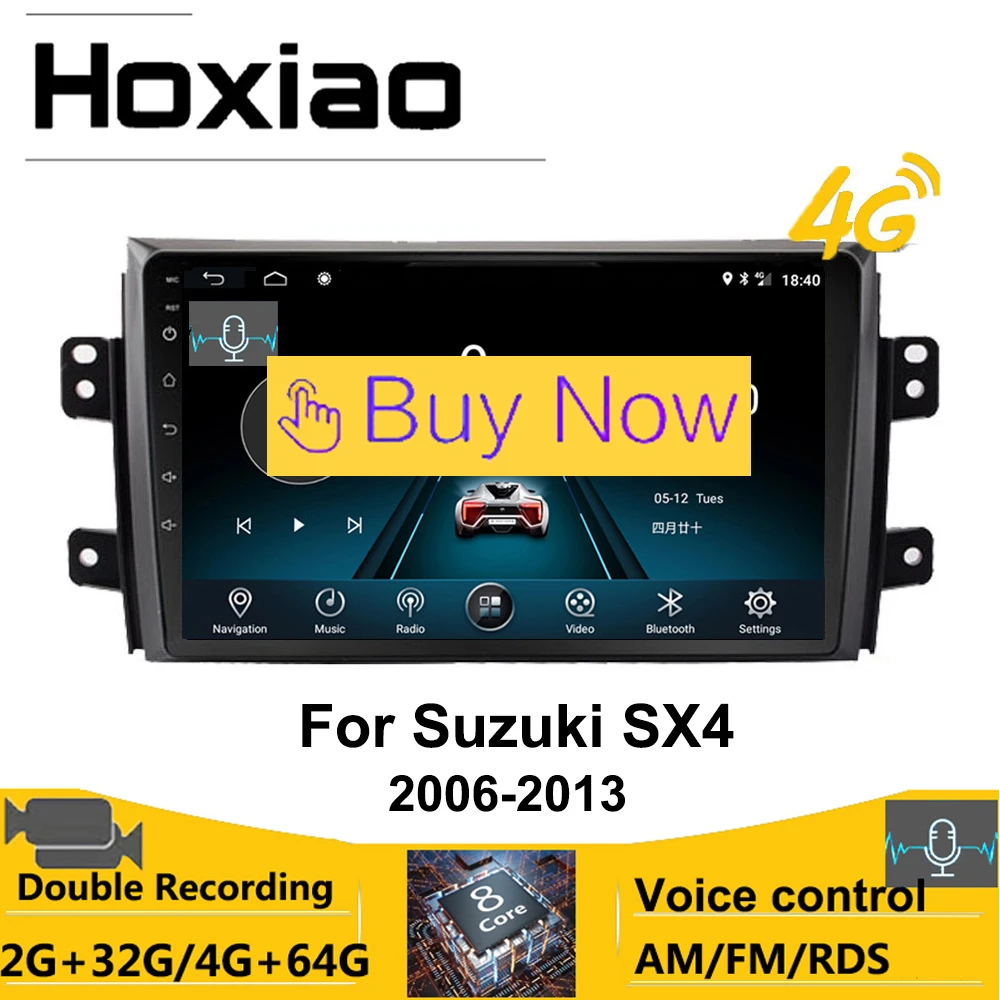 2DIN-Car-Android-Radio-Multimedia-Player-For-Suzuki-SX4-2006-2013-2012-2011-2010-9-AM