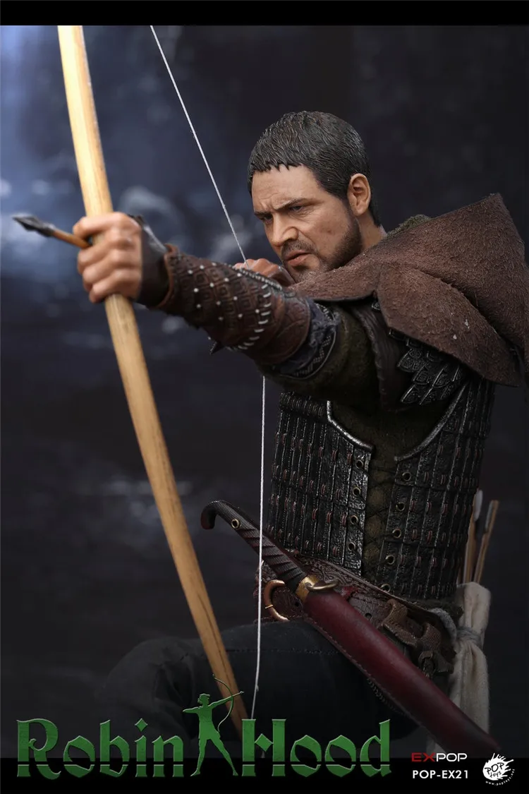[ESTARTEK] POPTOYS EX21 1/6 Chivalrous Робин Гуд рыцарь двойная голова 12 дюймов Коллекционная Фигурка хобби подарок