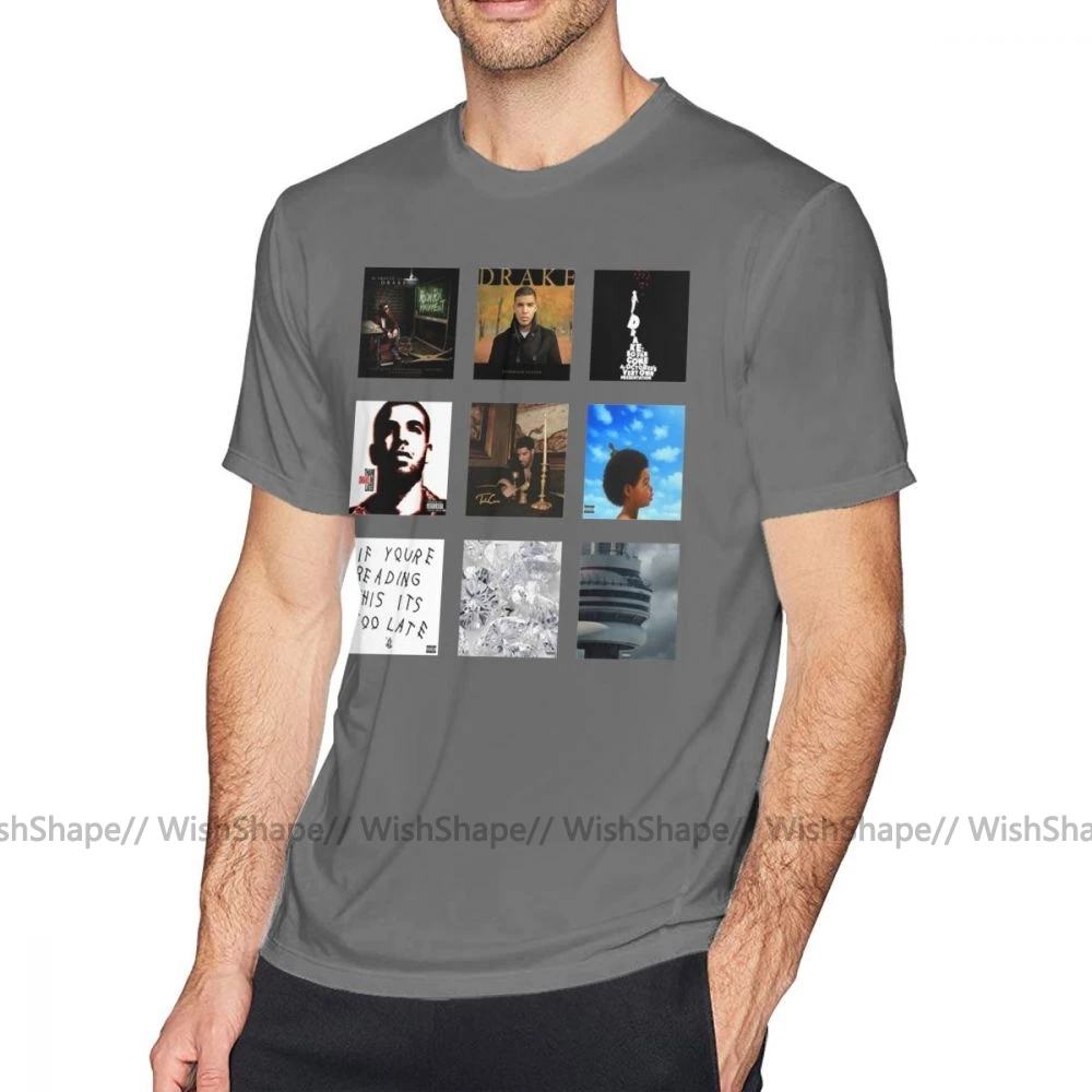Nicki Minaj футболка Drake Album Art 100 хлопок забавная оверсайз с короткими рукавами Мужская