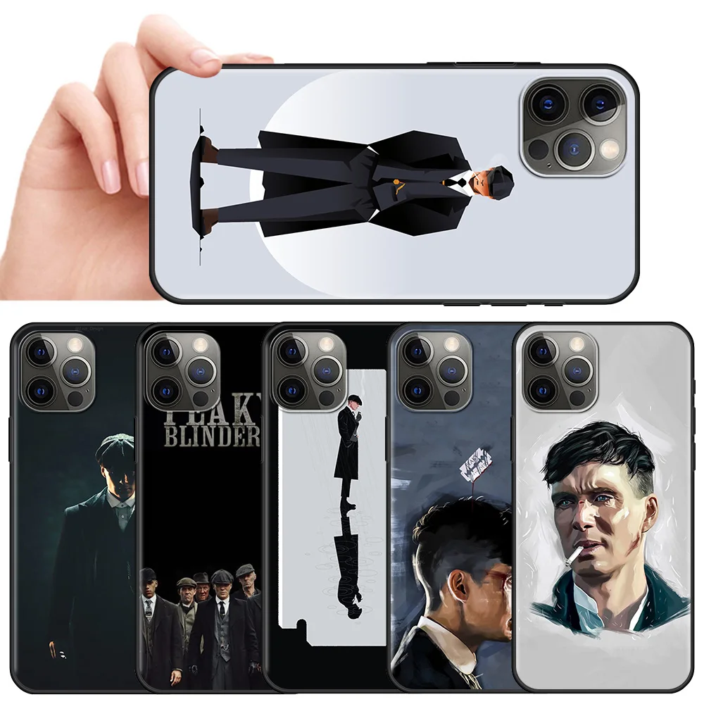 Silicone Case for Apple iphone 13 11 7 XR 12 Pro Max X 6 6S 8 Plus 11Pro Mini XS 5 5S SE Back Cover Cinema Peaky Blinders | Мобильные