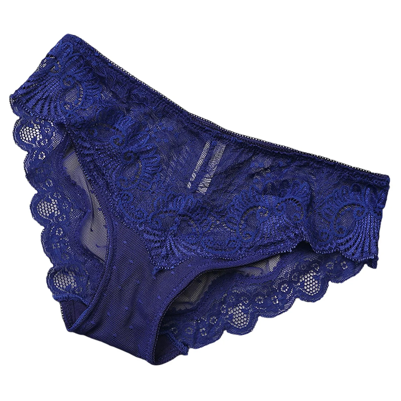 Lace Transparent Women's Underwear Sexy Fashion Breathable Panties Lingerie Soild Low Waist Briefs Underpanties Трусики Женские