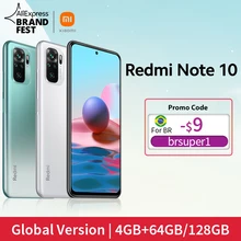 [World Premiere In Stock] Global Version Xiaomi Redmi Note 10 Smartphone Snapdragon 678 AMOLED Display 48MP Quad Camera 33W
