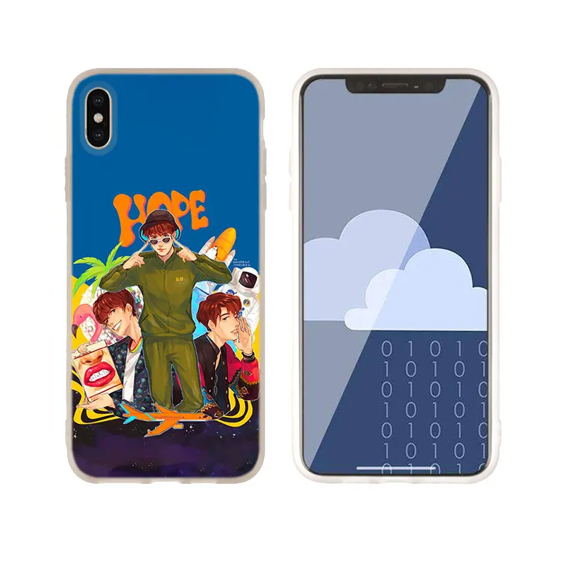 Soft Cover Phone Case FOR iPhone 11 Pro Max X XS Max XR For iPhone 5 5S SE 6S 6 4 4S 7 8 Plus Bangtan Boys Hope World Cases - Цвет: 0hyashua 11