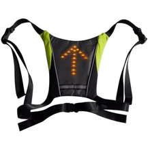 30 шт. наружный светоотражающий защитный Водонепроницаемый светодиодный Предупреждение льный световой жилет беспроводной пульт дистанционного управления утягивающий жилет