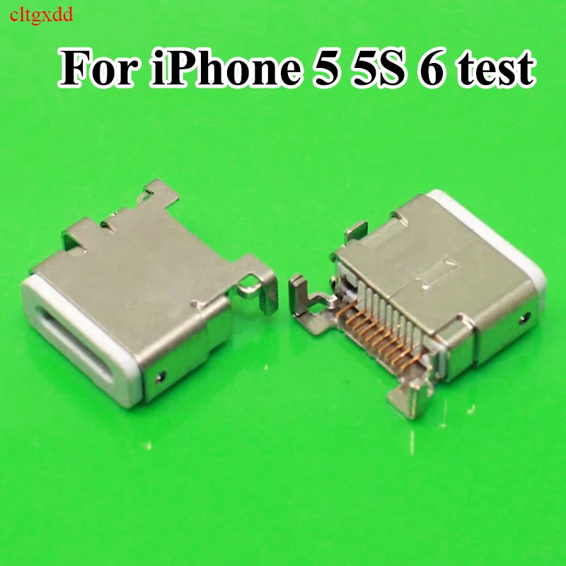 Cltgxdd 1 шт. для Apple iphone 5 5s 6 тестовый женский порт зарядки телефона iphone5 usb разъем