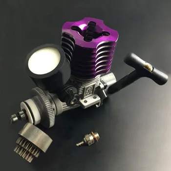 

ZhongYang VX Level 18 2.95cc Methanol Engine With Spark Plug Double Gear Set Model Educational Toy Gift For Children Kids Adults