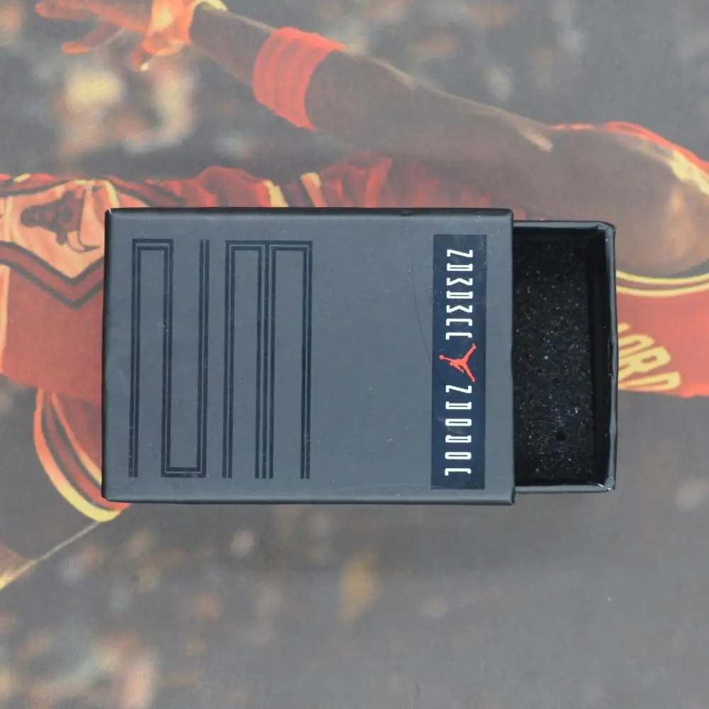 Air jordan 3d Кроссовки брелки Назад в будущее мини-кроссовки Модель брелок для подарка - Цвет: Jordan1 bigger box
