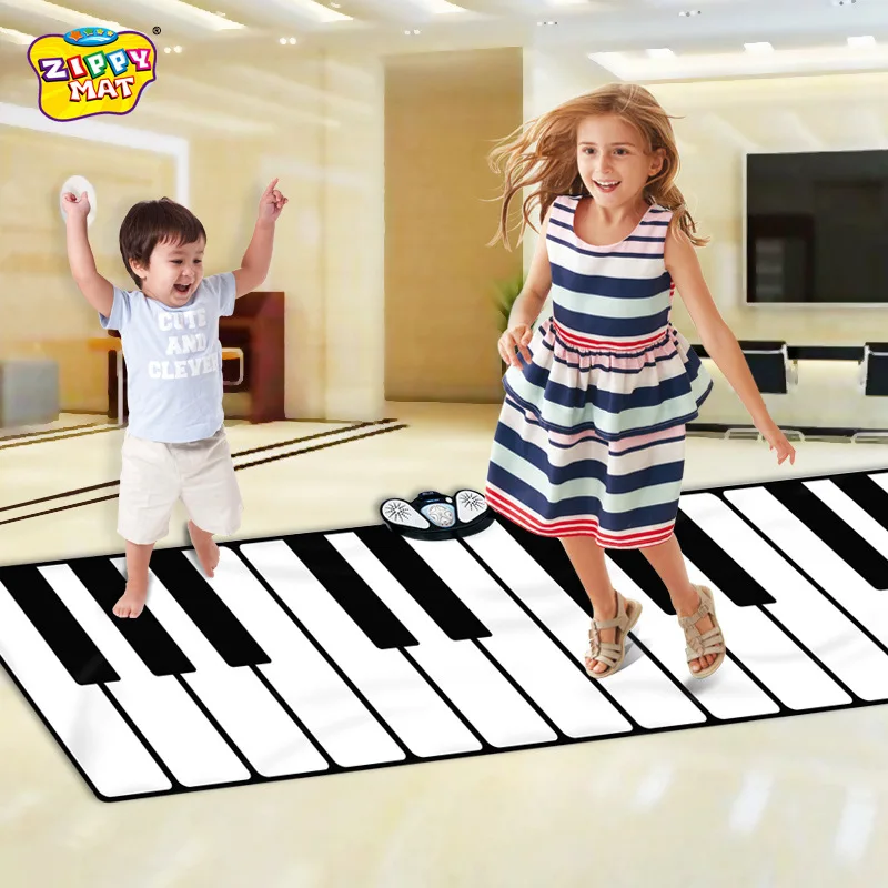 

Young CHILDREN'S GIRL'S And BOY'S Baby Pedal Electronic Keyboard Dancing Foot gang qin tan Educational 1-9 a Year of Age Gift To