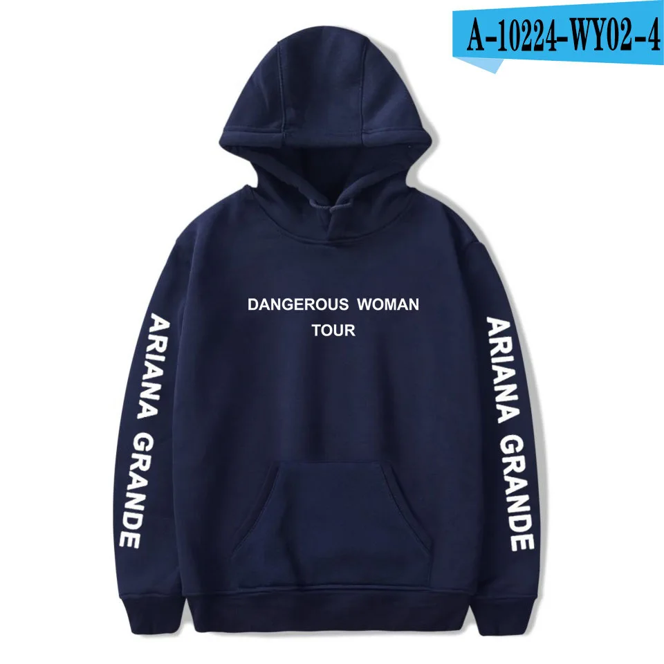 A10224-4 Kawaii одежда женские повседневные толстовки ariana grande свитер с длинным рукавом для мужчин и женщин пуловер Толстовка harajuku одежда - Цвет: A10224-4