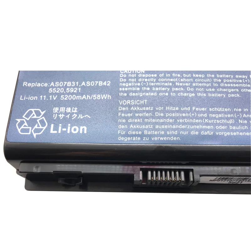 Lmdtk Nieuwe 6 Cellen AS07B31 Laptop Batterij Voor Acer 5520 5720G 5920 AS07B41 AS07B42 AS07B51 AS07B52 AS07B71 AS07B72