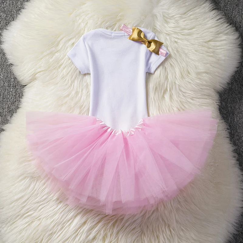 Единорог вечерние Платье для маленьких девочек летние Праздничные платья для маленьких детей Платье для первого дня рождения для детей для маленьких девочек, для новорожденных, многоярусная юбка наряды