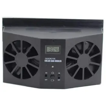 

GloryStar Car Interior Auto Air Vent Solar Powered Cool Fan Ventilation System Dual-Fan Ventilator