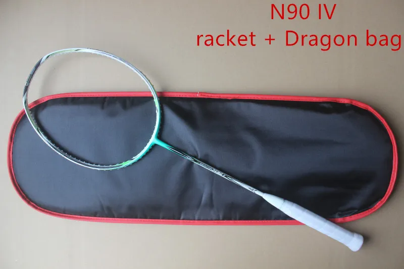 N90 4 Dragon bag N90IV ракетки для бадминтона nano углеродистая Высококачественная N90III N90-4 ракетка для бадминтона - Цвет: N90 4 Dragon bag