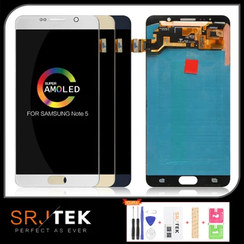 

Warranty 5.7'' Super AMOLED LCD for SAMSUNG Galaxy Note 5 LCD Display Note5 N920A N9200 SM-N920 N920C Touch Screen Digitizer