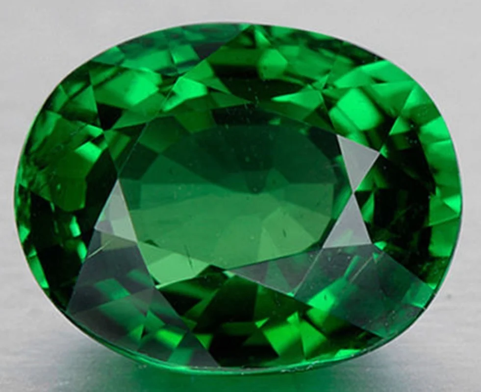 Loose Emerald Gem 6.00 Cts Natural Green 9x11mm Oval