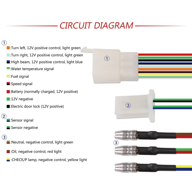 Цифровой спидометр для мотоцикла с ЖК дисплеем тахометр PS250 инструменты 10 &quot 21&quot