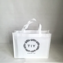 1000 шт/партия индивидуальные логотипы рекламные сумки Экологичная Складная Нетканая сумки для хранения с ручками