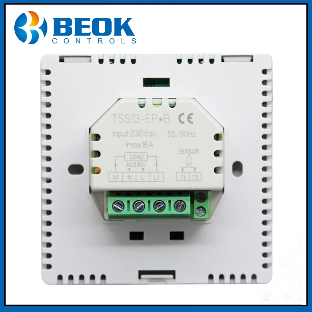 TOL43 EP 220 В LCD программируемый Электрический цифровой напольный термостат с