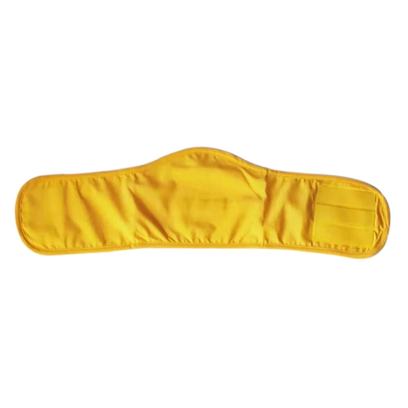 Yellow Pet Wrap Belly Band Waterproof Urinary Wrap Diaper Medium And Large Male Dog Nursing Nappy Reusable Physiological Pants - Цвет: Yellow