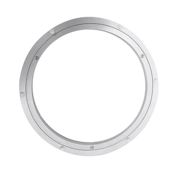 

Aluminium Rotating Turntable Bearing Swivel Plate 12 Inch Silver