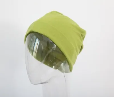 Army Green Осень-зима, унисекс, мериносовая шерсть, манжета, шапка бини, мужская, Женская шерстяная шапка, Спортивная, для бега, для улицы, тёплая шапка OSFA - Цвет: Army Green