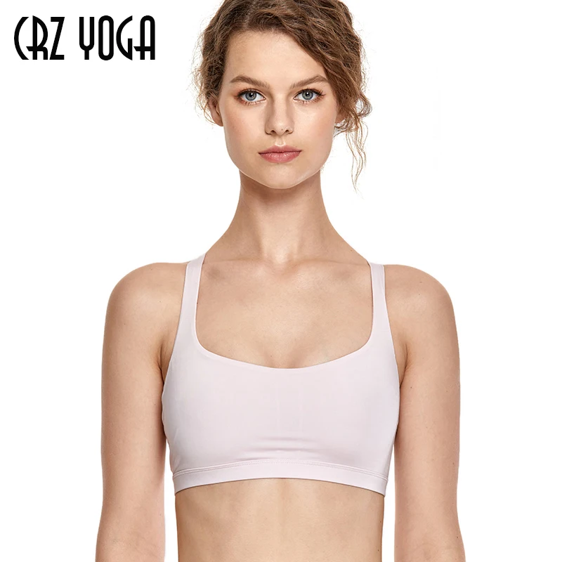 Женский легкий спортивный бюстгальтер CRZ YOGA со съемными шапками и
