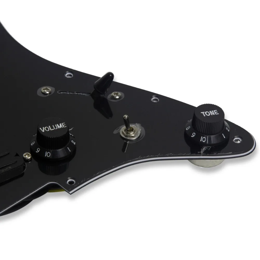 OriPure 11 Отверстие накладка на гитару sss Prewired гитарная сборка Alnico 5 двойной Железнодорожный пикап и одна катушка пикап гитарные части