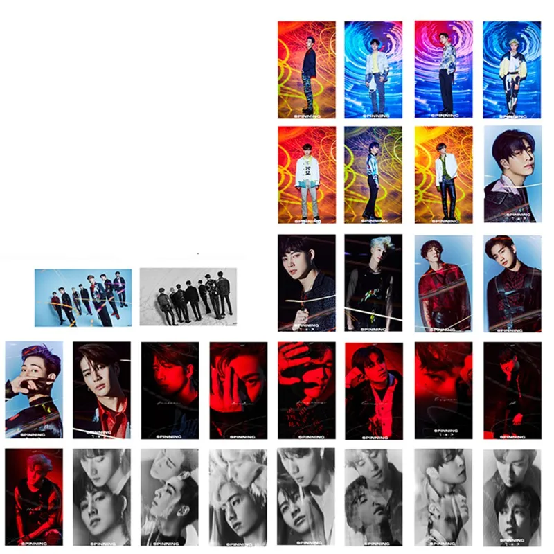 30 шт./компл. K-Pop GOT7 коллективные ECLIPSE Lomo карты Мода самодельный бумажный плакат фото карта коллекция канцелярские принадлежности набор