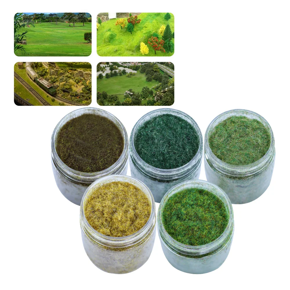 3mm Static Grass Diorama Tuft Flocking Nylon Lawn Powder DIY Model Making Military Scene Sand Table Architecture Building Layout - Image 6