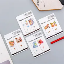 2 шт./лот креативные суши закладки лапша магнитные закладки учебники папки офисные письма для чтения канцелярские принадлежности