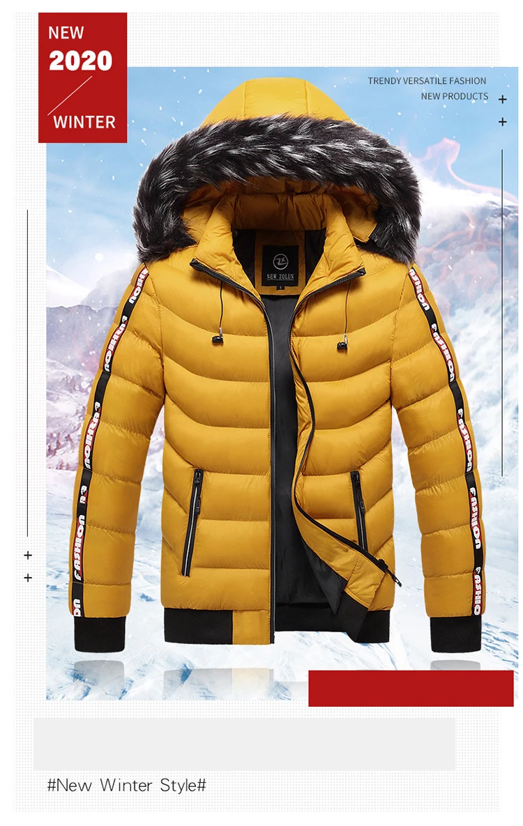 mens parka Winter Jacket Men Fur Collar Warm Thick 2022 Parka Male Outerwear Thermal Wool Liner Down Jacket Coats Fleece Hooded Snow Parka mens parka