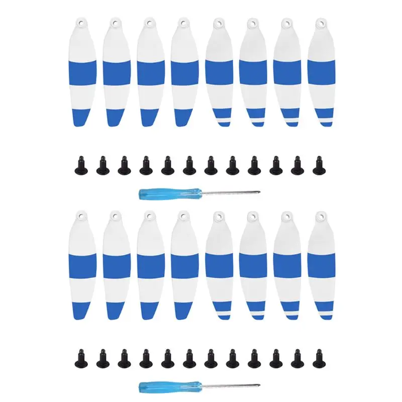 C-4 Pairs OOTDTY 1/2/4 пары цветной пропеллер с низким уровнем Шум Быстрая настройка Prop лопасти для DJI Mavic мини-Дрон комплект аксессуаров - Цвет: C-4 Pairs