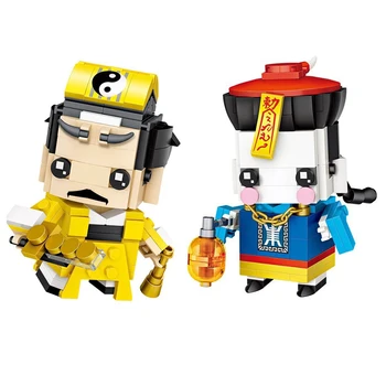 

LOZ Mini Blocks Zombie Soldier Warrior Goddess Model Building Kits Arm Brick Figures Single Moc Building Blocks Hero Headz Toys