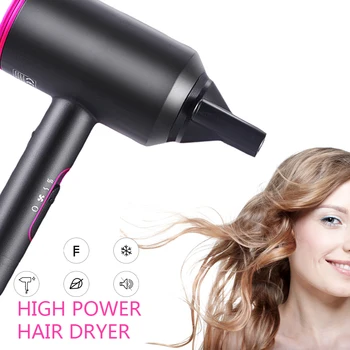 

High Power Anion Hair Dryer Small Hammer Hair Dryer Anion Constant Temperature Nourish Dryer Hair Salon Hairdressing Tool 2000W