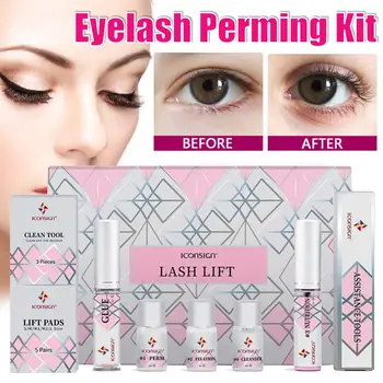

Professional Eyelash Perming Kit Lash Lift Makeup Bemine Lifting Curling Pad Perm Glue Makeup Tool Set DIY Lashes Lifting Kit