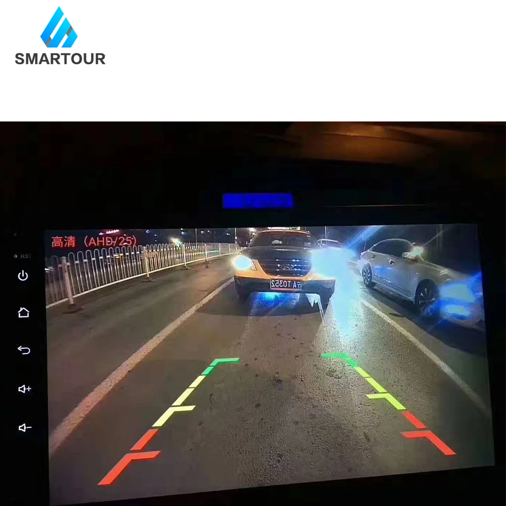 Smartour Автомобильная камера заднего вида ночного видения широкоугольная HD цветное изображение Водонепроницаемая универсальная дублирующая для парковки заднего вида камера