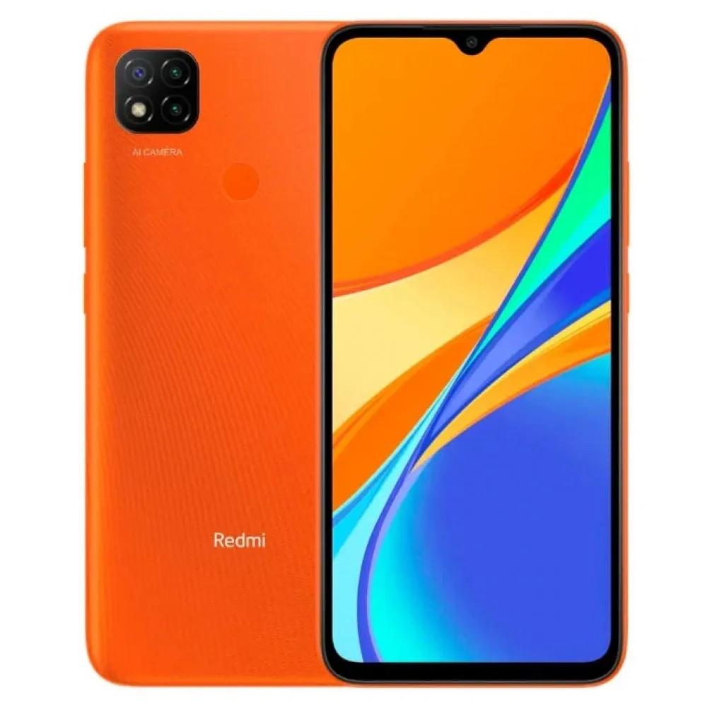 Смартфон Xiaomi Redmi 9C 3ГБ+64ГБ | 6 53&quotDotDrop дисплей| 5000 мАч тройная камера Helio G35| Ростест|