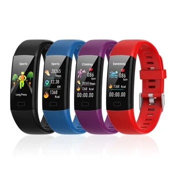 

Y10 Smart Bracelet Fitness Tracker Bluetooth Band Sleep Monitoring Wristbands USB Charging With APP For Men Women