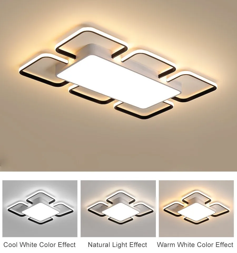 Lustre led современный светодиодный люстры потолочная гостиная 90 V-265 V люстра освещение luminaria lampadариo спальня