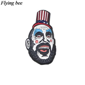 

Flyingbee Funny Clown Pins Brooch Metal Badge for Backpack Clothes Shirt Collar Enamel Pin Fans Gifts For Women Men X0575