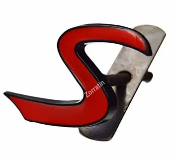 

zorratin "S S metal Carta trasera tronco Portón trasero tapa de maletero, escotilla Insignia Emblema para Mini Cooper S