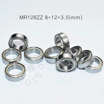

MR128ZZ 8*12*3.5(mm) 10pieces free shipping bearing ABEC-5 Metal Sealed Miniature Mini Bearing MR128 ZZ chrome steel bearing