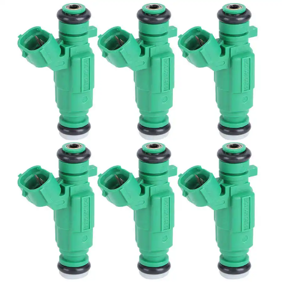 6pcs Car Fuel Injectors Nozzle Set Fit For Hyundai Tucson For Kia Magentis Optima Rio Sportage