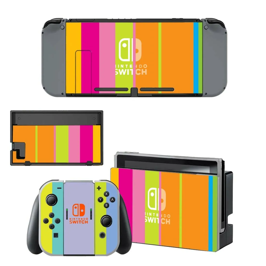 Nintendo Switch из винила и кожи Стикеры Обёрточная бумага для nintendo консолью коммутатора Joy-Con док-станция для кожи