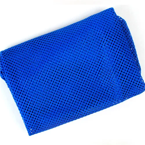 Multifunctional Mesh Cat Grooming Bathing Bag No Scratching Biting Restraint For Bathing Nail Trimming Injecting Examing - Цвет: blue
