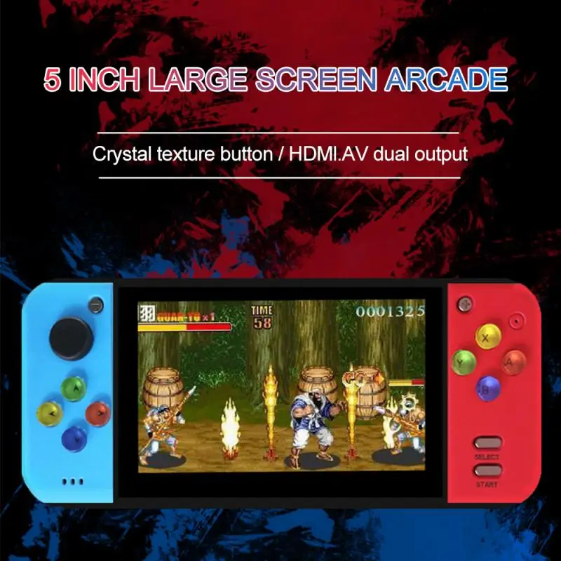 Портативные видеоигры Q7 Gamer портативные игровые консоли замена для PSP ретро